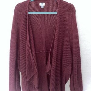 MAROON CARDIGAN
